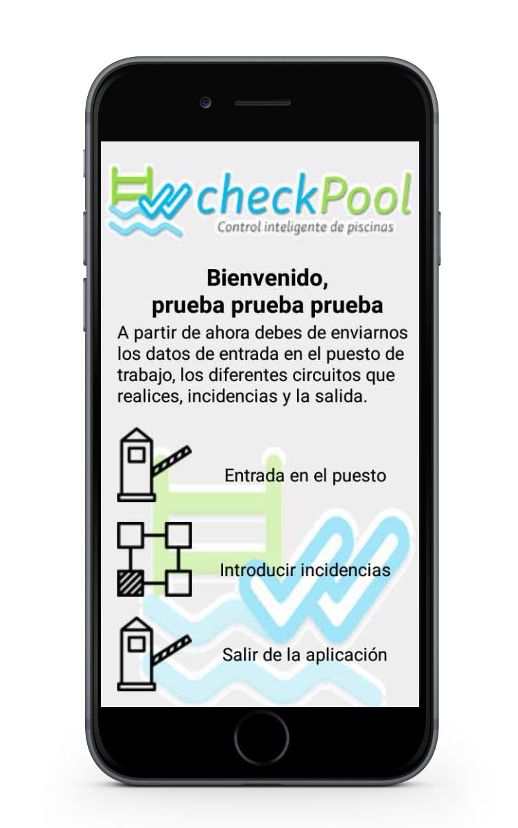 CheckPool en móvil