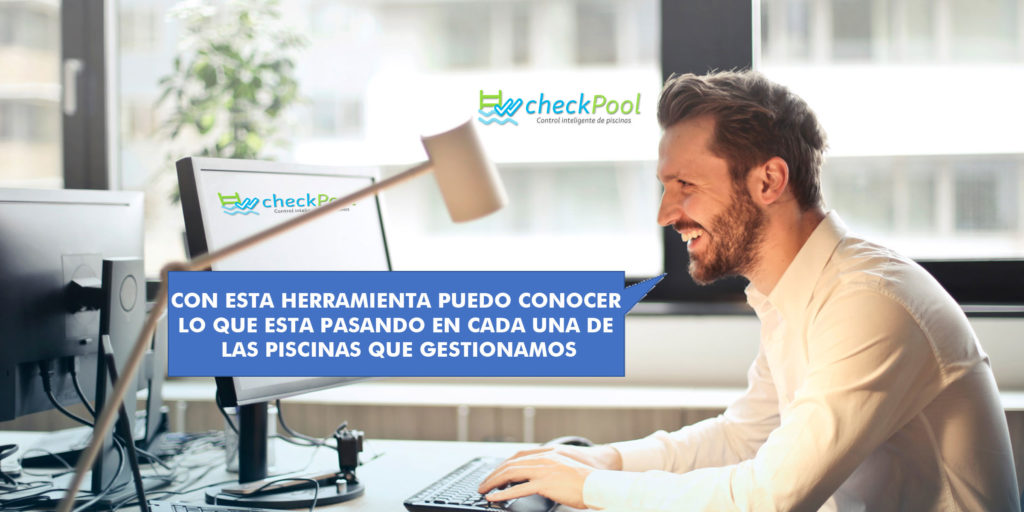 Panel de control CheckPool en ordenador